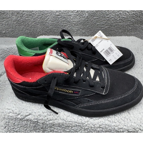 Reebok Other - Reebok Club C Revenge Shoes Mens Size 13 Black Human Rights Now Tennis Sneakers